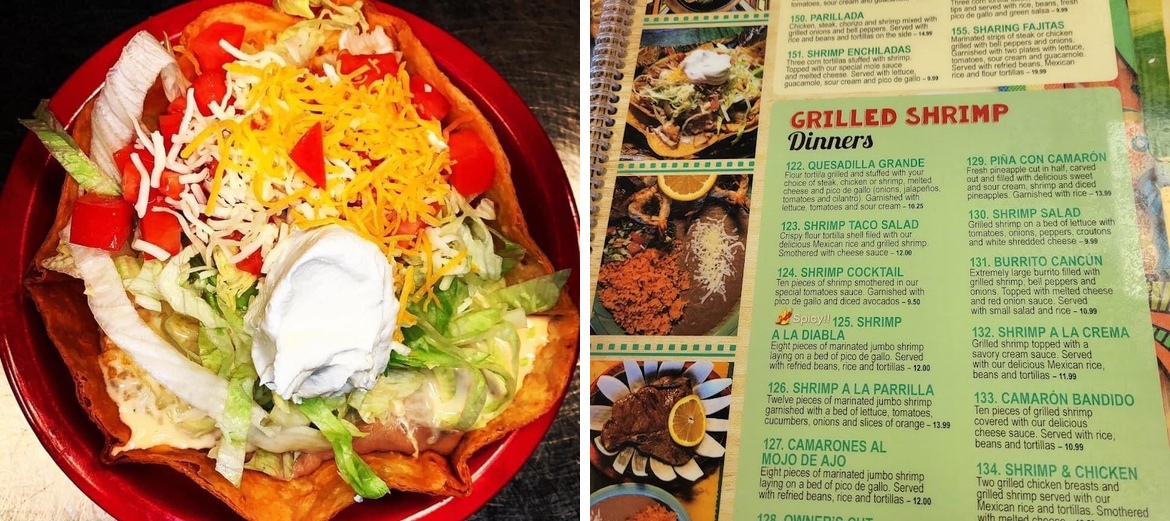 El Picante Menu