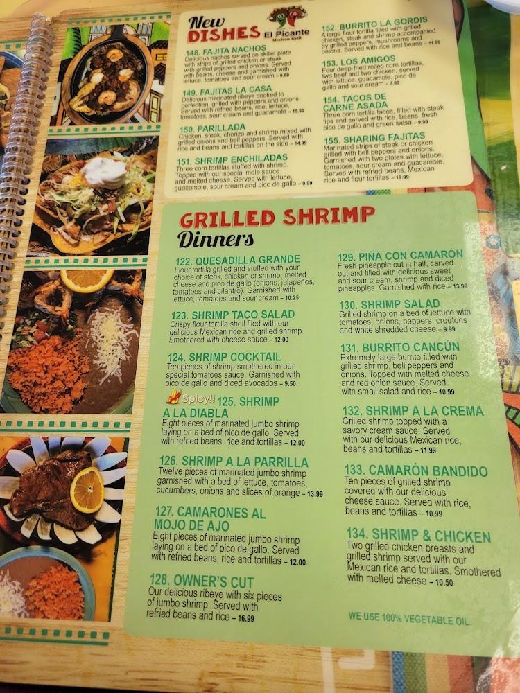 El Picante Menu image 1